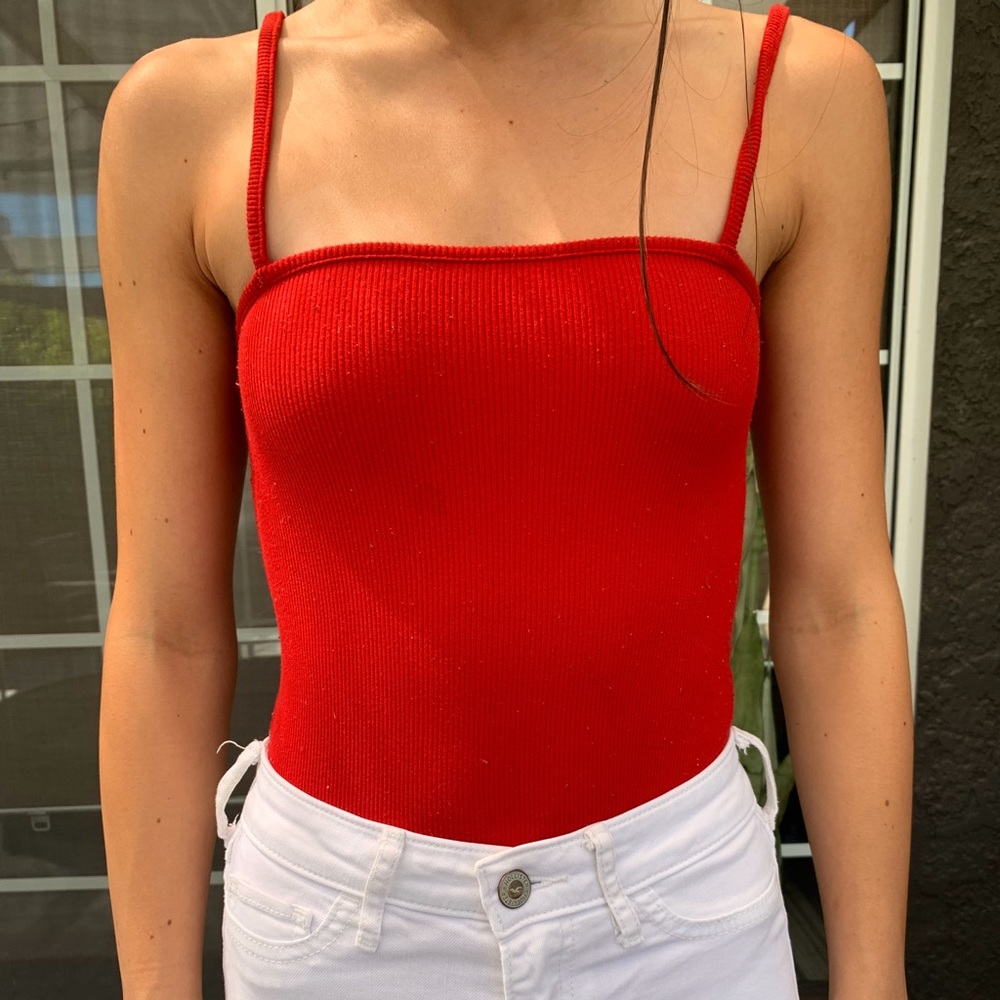 Brandy Melville Ribbed Body Suit